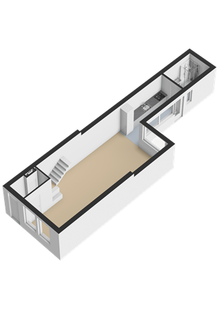 Floorplan - Hogeweg 14, 1401 TL Bussum